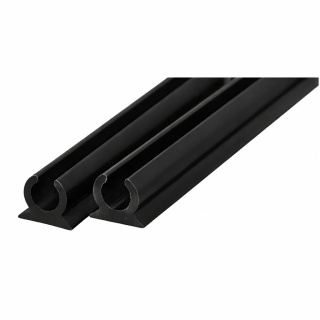 Szyna kedra do plandek, zadaszeń, namiotów CZARNA Ø 8 mm, likszpara