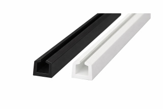 Szyna z tworzywa sztucznego do plandeki - biała lub czarna