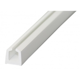 Szyna z tworzywa sztucznego do plandeki - biała lub czarna