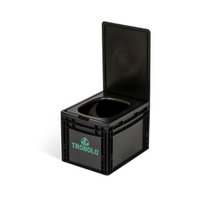 TROBOLO BilaBox – kompaktowa toaleta kompostowa Eurobox 9 l / 4,6 l na Kemping, do Samochodów i Łodzi