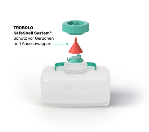 TROBOLO WandaGO Lite – zbiornik na płyny 4,6 litra ze wskaźnikiem poziomu