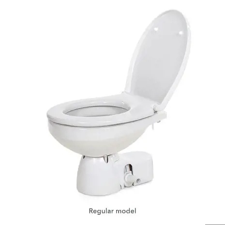 mała misa toalety jachtowej 24V Quiet Flush E2 Kompakt