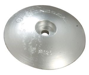 Zestaw anod talerzowych aluminiowa 92mm, otwór 8,5mm 2 szt. mit Schraube/Mutter