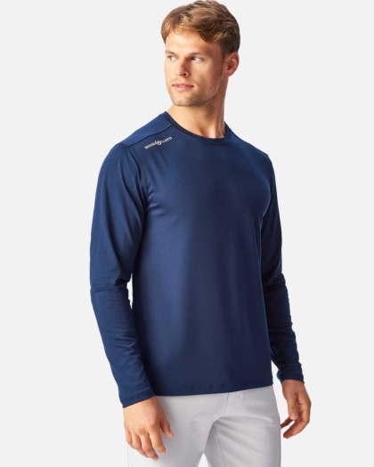 Dri-Fast Long Sleeve Tee - Navy Blue