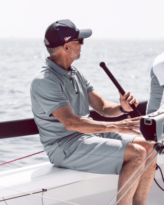 Henri Lloyd Dri-Fast Polo – żeglarska koszulka polo, Titanium