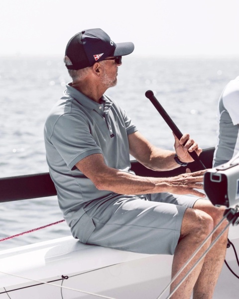 Henri Lloyd Dri-Fast Polo – żeglarska koszulka polo, Titanium