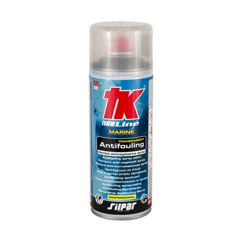 Farba przeciwporostowa w sprayu TK Line Antifouling Spray 400 ml – do stóp silników i przekładni Z-Drive