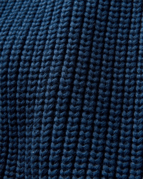 Henri Lloyd – męski sweter żeglarski, Golant Ribbed Crew Navy Blue