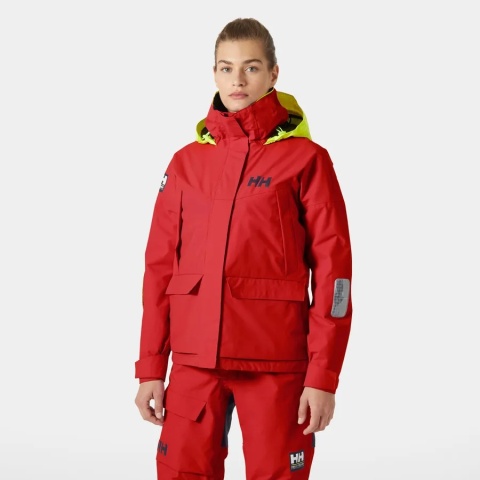 Damska kurtka żeglarska Helly Hansen W Pier Jacket 4.0 – Alert Red