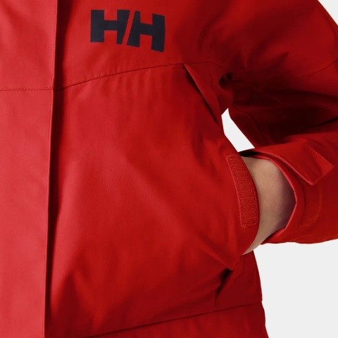 Damska kurtka żeglarska Helly Hansen W Pier Jacket 4.0 – Alert Red