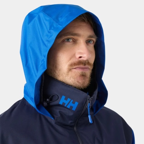 Kurtka żeglarska Helly Hansen Crew Hooded Midlayer Jacket 2.0 – Kobaltowy niebieski