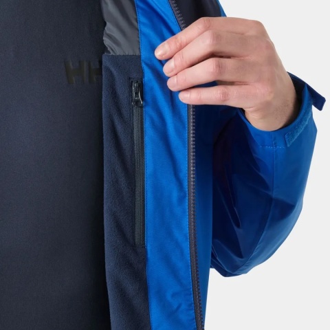 Kurtka żeglarska Helly Hansen Crew Hooded Midlayer Jacket 2.0 – Kobaltowy niebieski