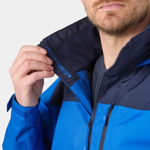 Kurtka żeglarska Helly Hansen Crew Hooded Midlayer Jacket 2.0 – Kobaltowy niebieski