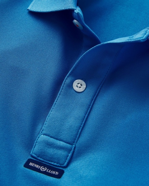 Men's Dri-Fast LS Polo - Cygnet Blue