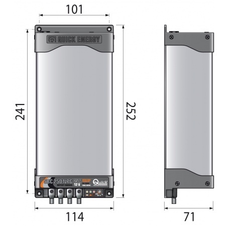pokładowa ładowarka Quick SBC 250 NRG+ 12V