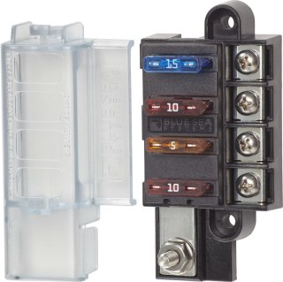 Blok bezpieczników Blue Sea ST Blade Compact 4 obwodów - BS5045