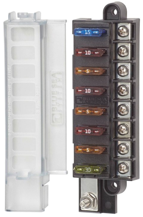 Blok bezpieczników Blue Sea ST Blade Compact 8 obwodów - BS5046