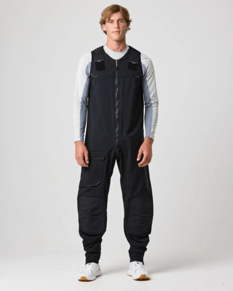 Henri-Lloyd Dynamic Salopettes Mens Black - męskie spodnie żeglarskie softshell