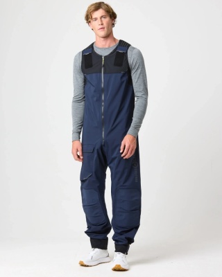 Henri-Lloyd Dynamic Salopettes Mens Navy Blue - męskie spodnie żeglarskie softshell