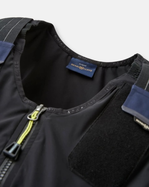 Henri-Lloyd Dynamic Salopettes Mens Navy Blue - męskie spodnie żeglarskie softshell
