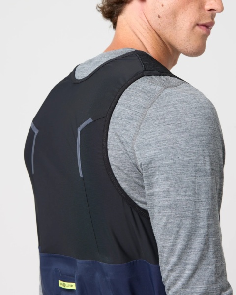 Henri-Lloyd Dynamic Salopettes Mens Navy Blue - męskie spodnie żeglarskie softshell