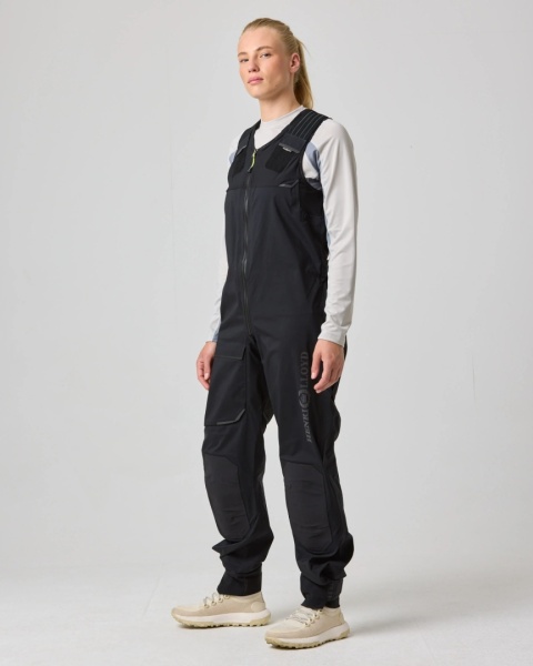 Henri-Lloyd Dynamic Salopettes Womens Black - damskie spodnie żeglarskie softshell