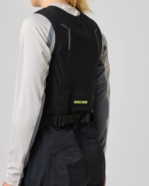 Henri-Lloyd Dynamic Salopettes Womens Black - damskie spodnie żeglarskie softshell