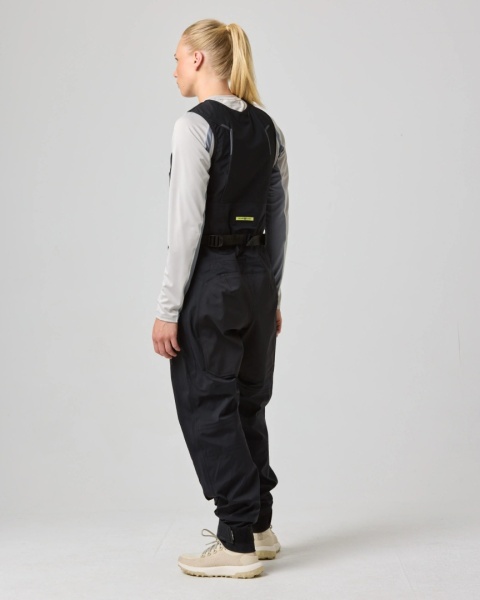 Henri-Lloyd Dynamic Salopettes Womens Black - damskie spodnie żeglarskie softshell