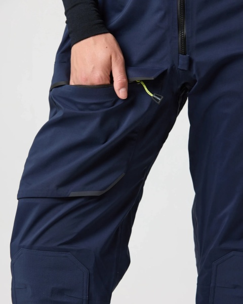 Henri-Lloyd Dynamic Salopettes Womens Navy Blue - damskie spodnie żeglarskie softshell