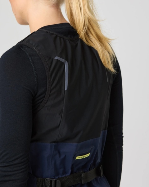 Henri-Lloyd Dynamic Salopettes Womens Navy Blue - damskie spodnie żeglarskie softshell