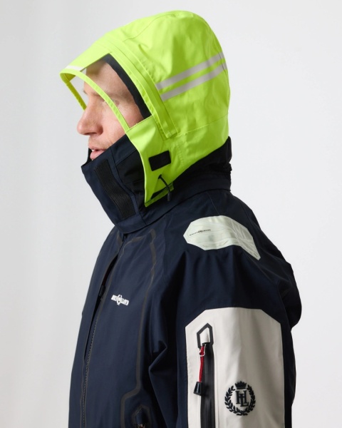 Henri Lloyd Ocean Pro Full Zip Smock Navy Black - sztormiak offshore z pełnym zamkiem