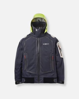 Henri Lloyd Ocean Pro Full Zip Smock Navy Black - sztormiak offshore z pełnym zamkiem