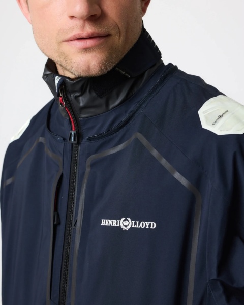 Henri Lloyd Ocean Pro Full Zip Smock Navy Black - sztormiak offshore z pełnym zamkiem