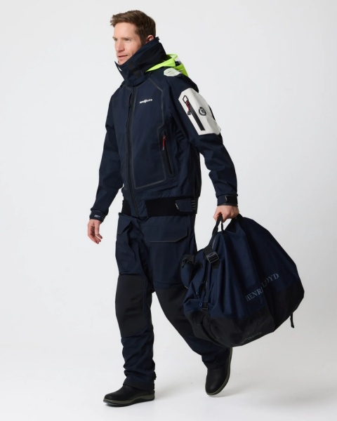 Henri Lloyd Ocean Pro Full Zip Smock Navy Black - sztormiak offshore z pełnym zamkiem