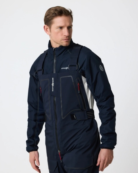 Henri-Lloyd Ocean Pro Hi-Fit Navy/Black - profesjonalne spodnie sztormowe offshore