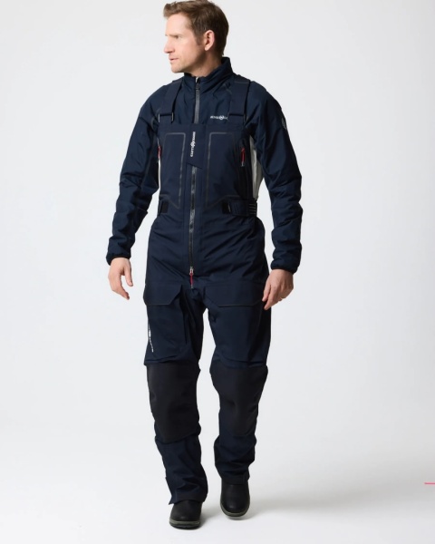 Henri-Lloyd Ocean Pro Hi-Fit Navy/Black - profesjonalne spodnie sztormowe offshore