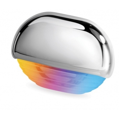 Lampa schodowa LED RGB HELLA Marine APELO 12/24 V, chromowana maskownica – HL958126541