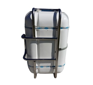 Podstawa pod tratwę ratunkową ze stali nierdzewnej regulowana