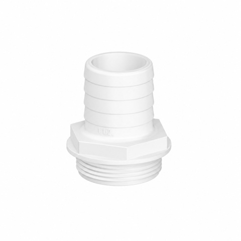Przyłącze Aquavalve białe 0° 38 mm bez opakowania