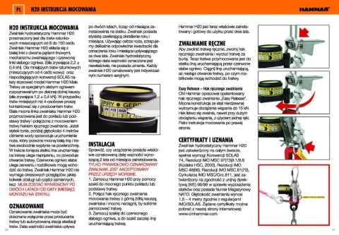 Zwalniak hydrostatyczny Hammar H20 do tratw ratunkowych SOLAS i ISO