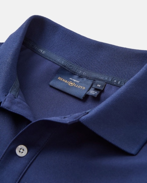 Women's Dri-Fast LS Polo - Navy Blue