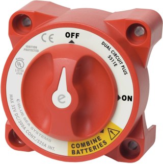 Wyłącznik akumulatora Blue Sea e-Series Dual Circuit Plus, 350 A - BS5511E-B5 - opakowanie 5 szt.