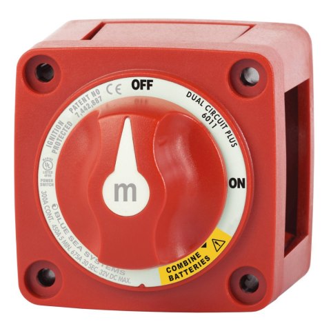 Wyłącznik akumulatora Blue Sea m-Series Dual Circuit Plus, 300 A - BS6011